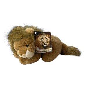 NWT VINTAGE AURORA LION PLUSH STUFFED ANIMAL